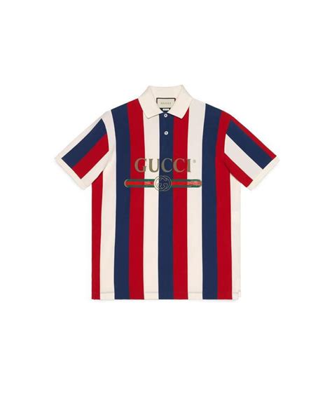 Gucci logo baiadera polo 